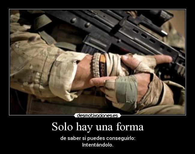 Solo hay una forma - de saber si puedes conseguirlo:
Intentándolo.