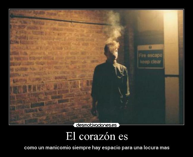 carteles corazon metalmonkey manicomio cigarro hmoo fire scape lol frase encontrada por ahi desmotivaciones