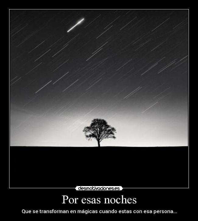Por esas noches - 