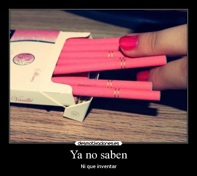 Ya no saben -