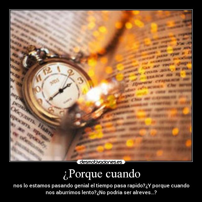 ¿Porque cuando - 