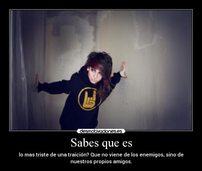 Sabes que es -