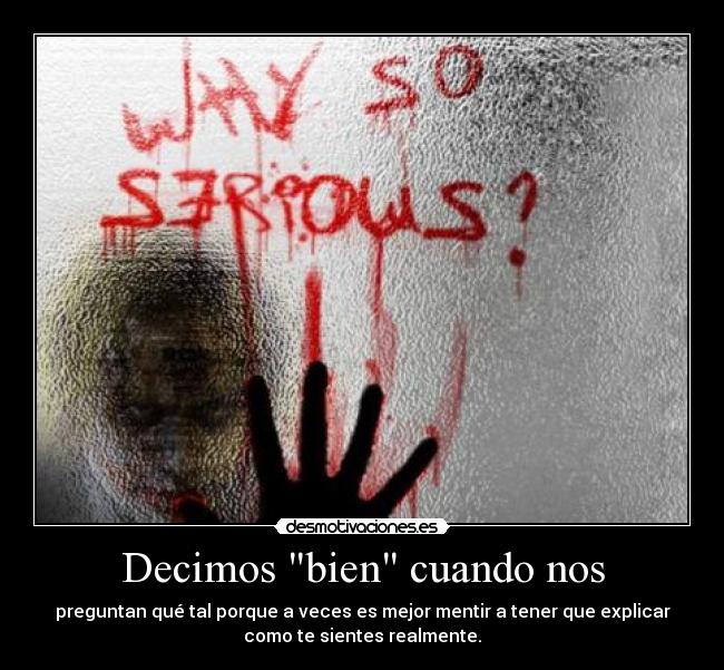 Decimos bien cuando nos - 