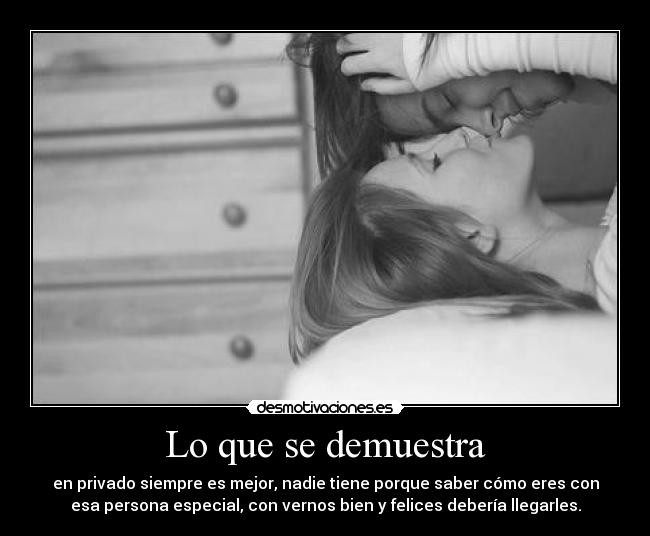 Lo que se demuestra -