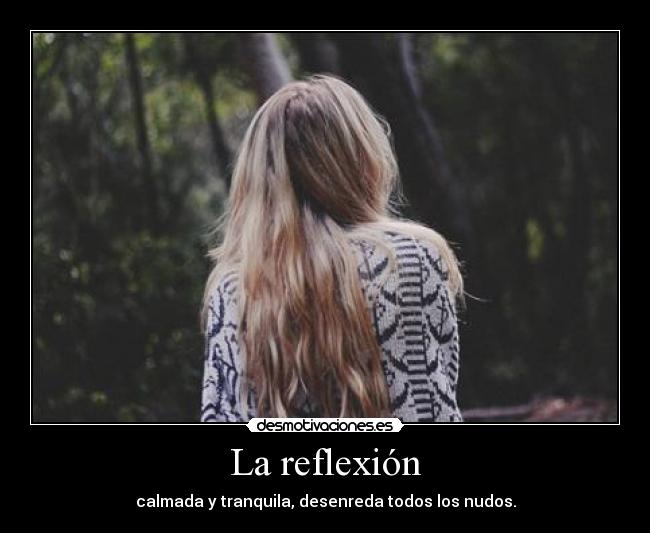 La reflexión -