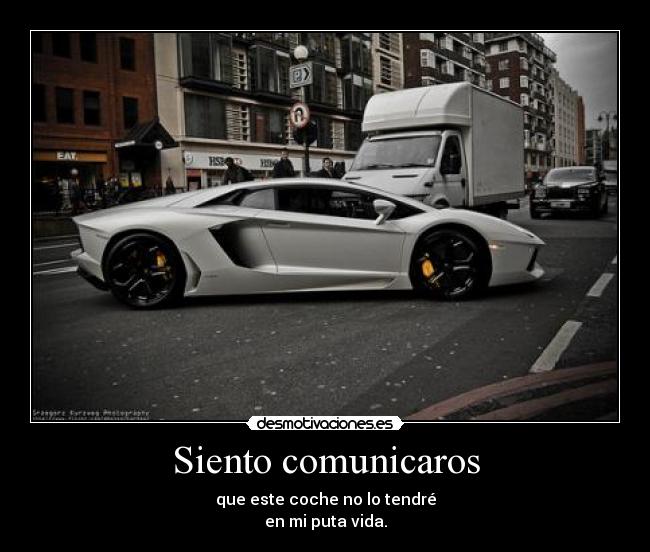 Siento comunicaros - 