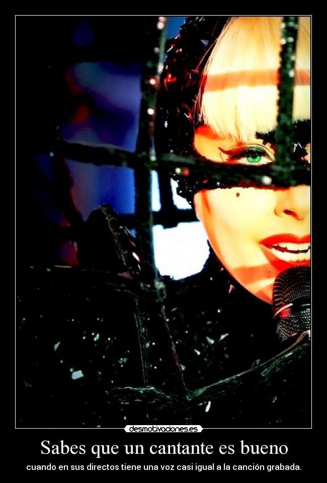 Sabes que un cantante es bueno - 