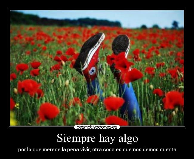 Siempre hay algo -