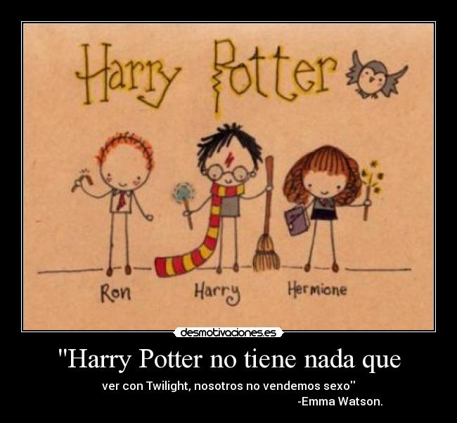 Harry Potter no tiene nada que - 