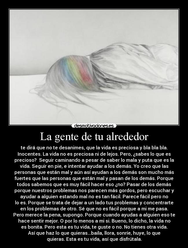 La gente de tu alrededor -