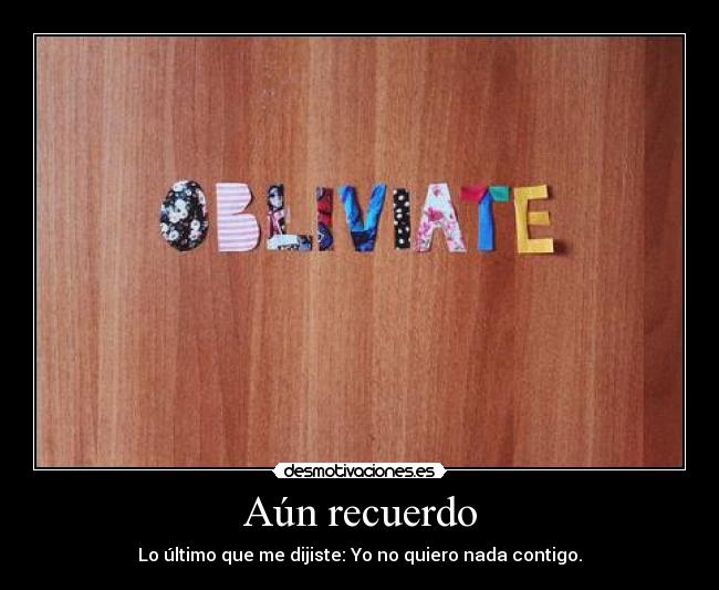 Aún recuerdo -