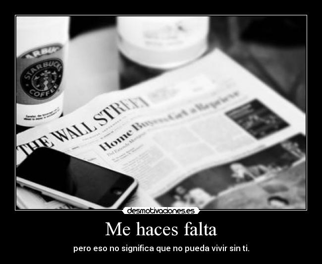 Me haces falta - 