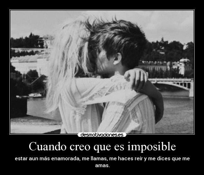 Cuando creo que es imposible - 