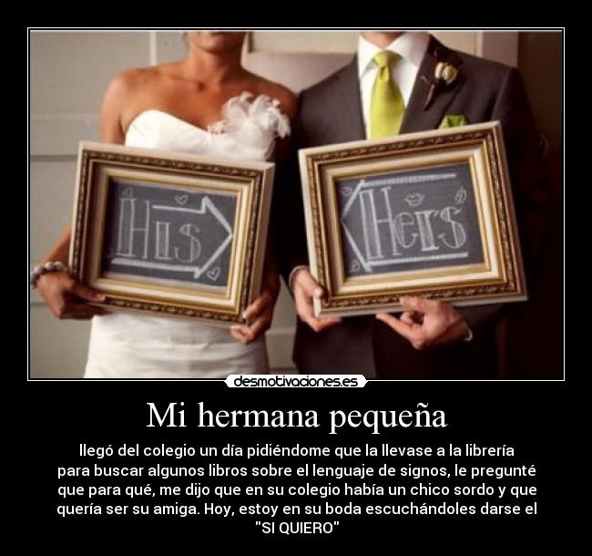 Mi hermana pequeña -