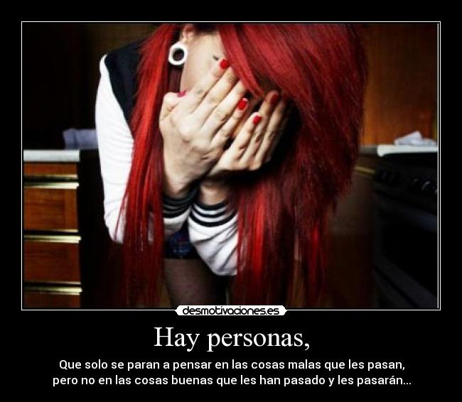 Hay personas, - 