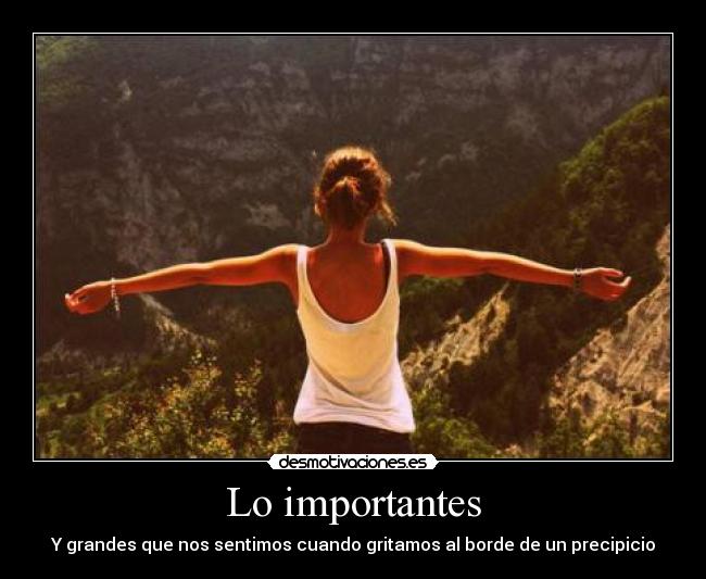 Lo importantes -