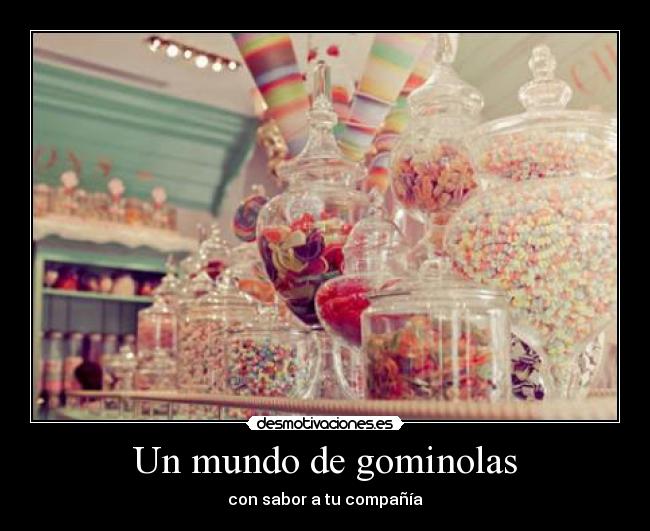 Un mundo de gominolas -
