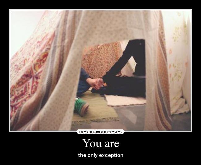 You are -
