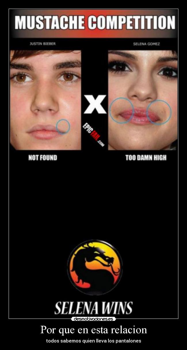 Por que en esta relacion - todos sabemos quien lleva los pantalones