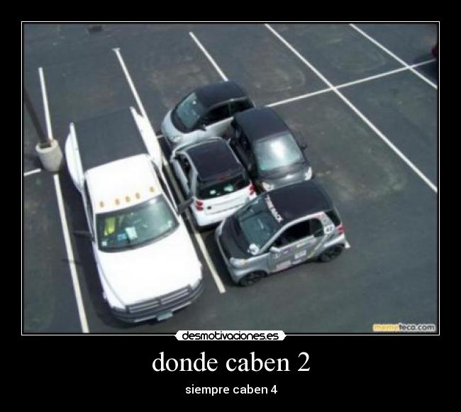 donde caben 2 - 