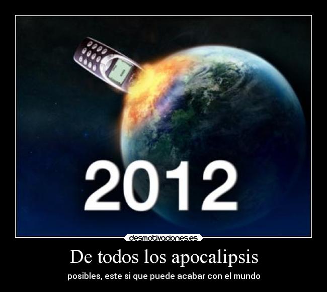 carteles apocalipsis finales desmotivaciones