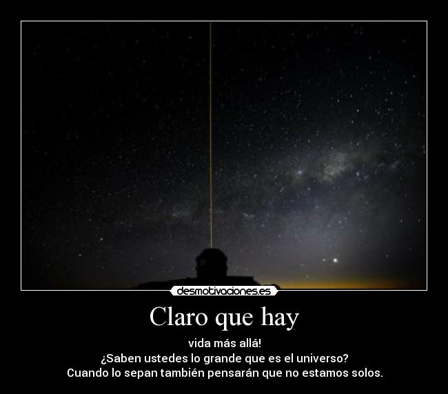 Claro que hay -