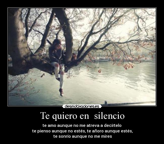 Te quiero en  silencio - 