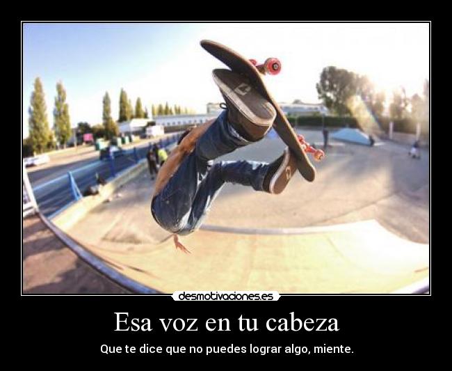 Esa voz en tu cabeza -