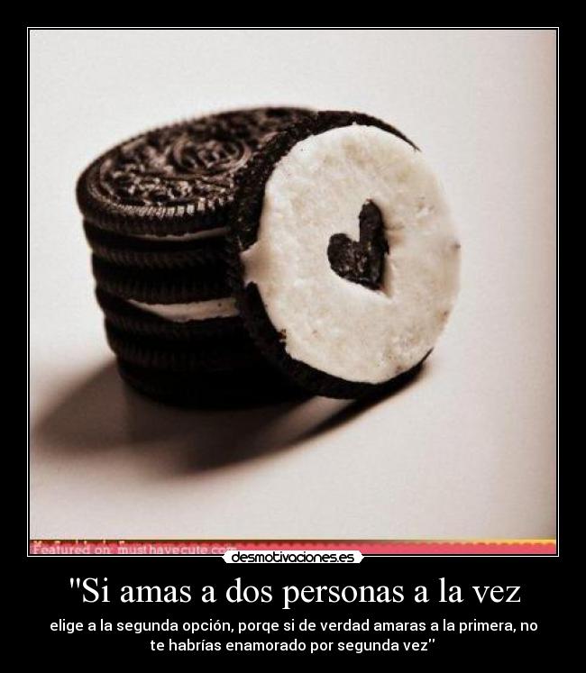 Si amas a dos personas a la vez -