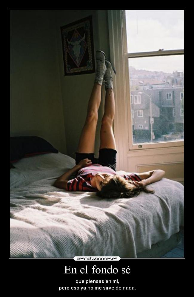 En el fondo sé - 