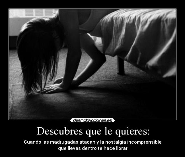 Descubres que le quieres: -