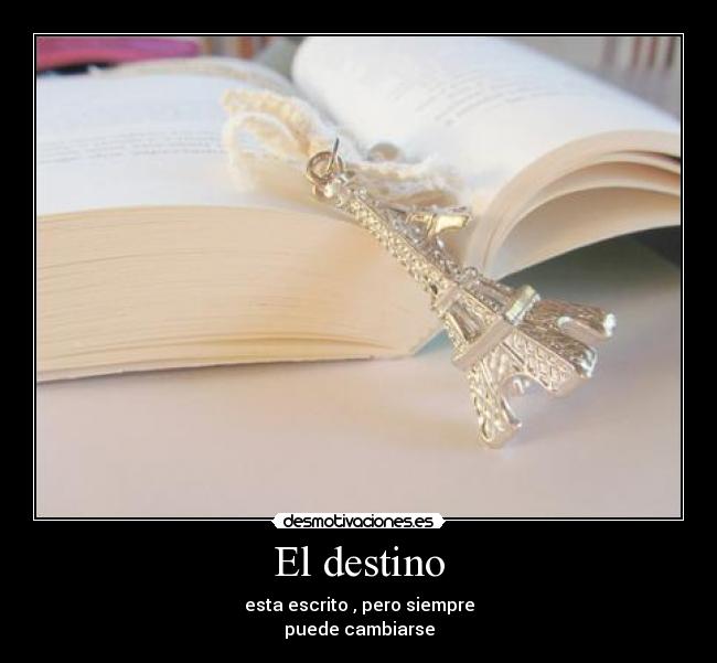 El destino -