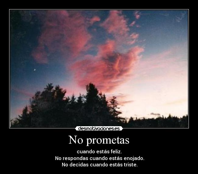 No prometas - 
