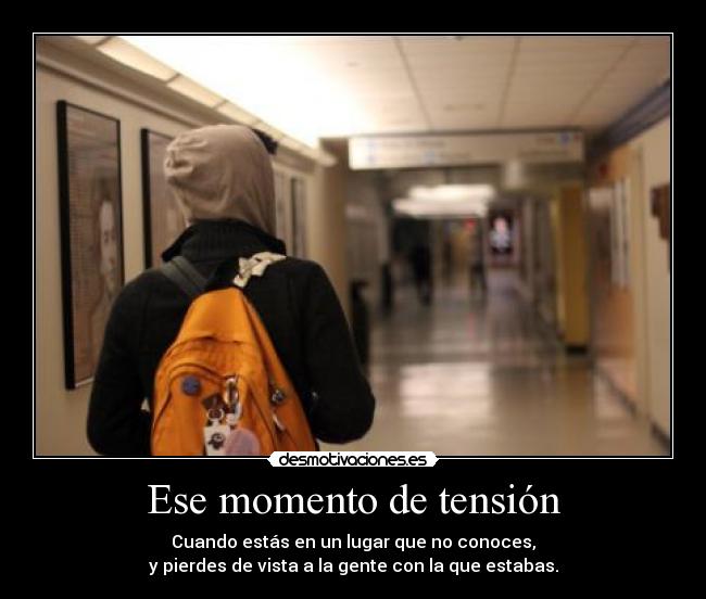 Ese momento de tensión -