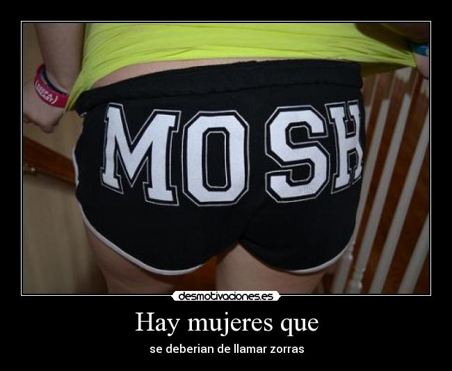 Hay mujeres que - se deberian de llamar zorras