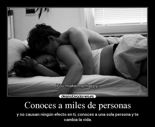 Conoces a miles de personas -
