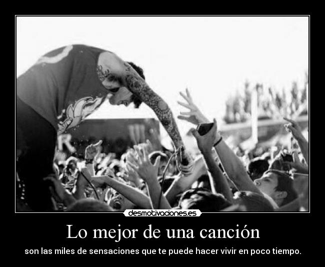 Lo mejor de una canción -