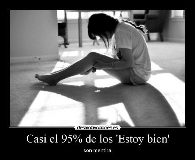 Casi el 95% de los Estoy bien - 
