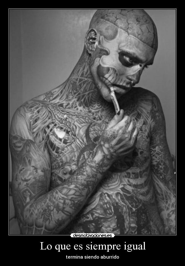 Lo que es siempre igual - 