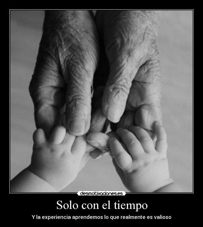 Solo con el tiempo -