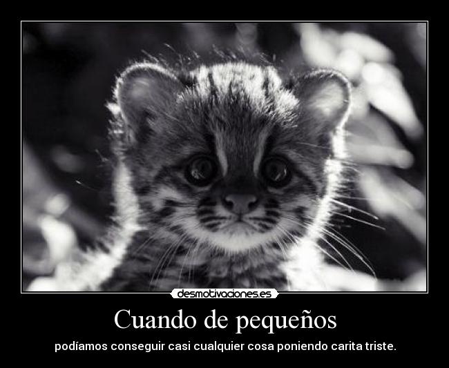 Cuando de pequeños - 