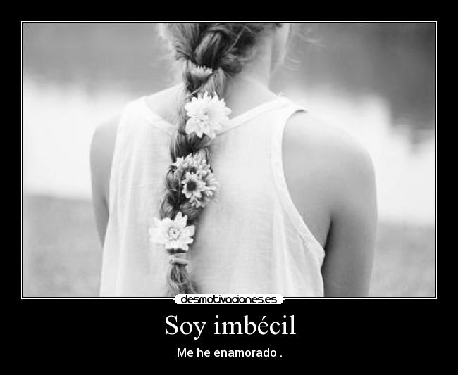Soy imbécil -