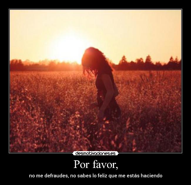 Por favor, - 