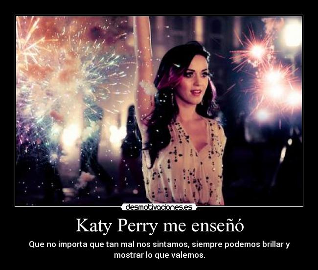 Katy Perry me enseñó -