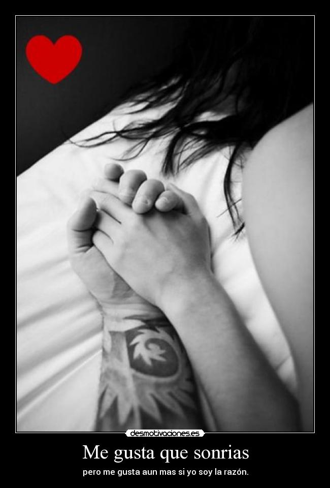 Me gusta que sonrias -