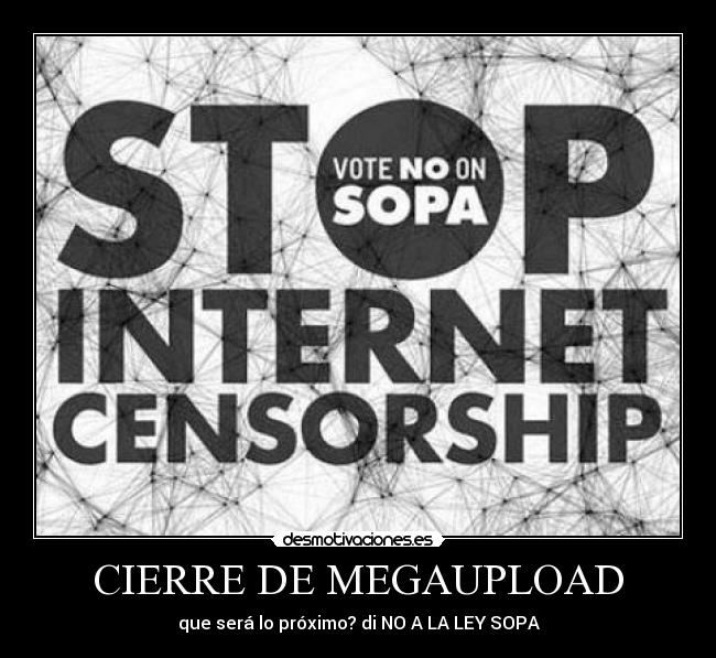 CIERRE DE MEGAUPLOAD -