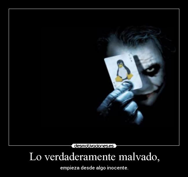 Lo verdaderamente malvado, - 