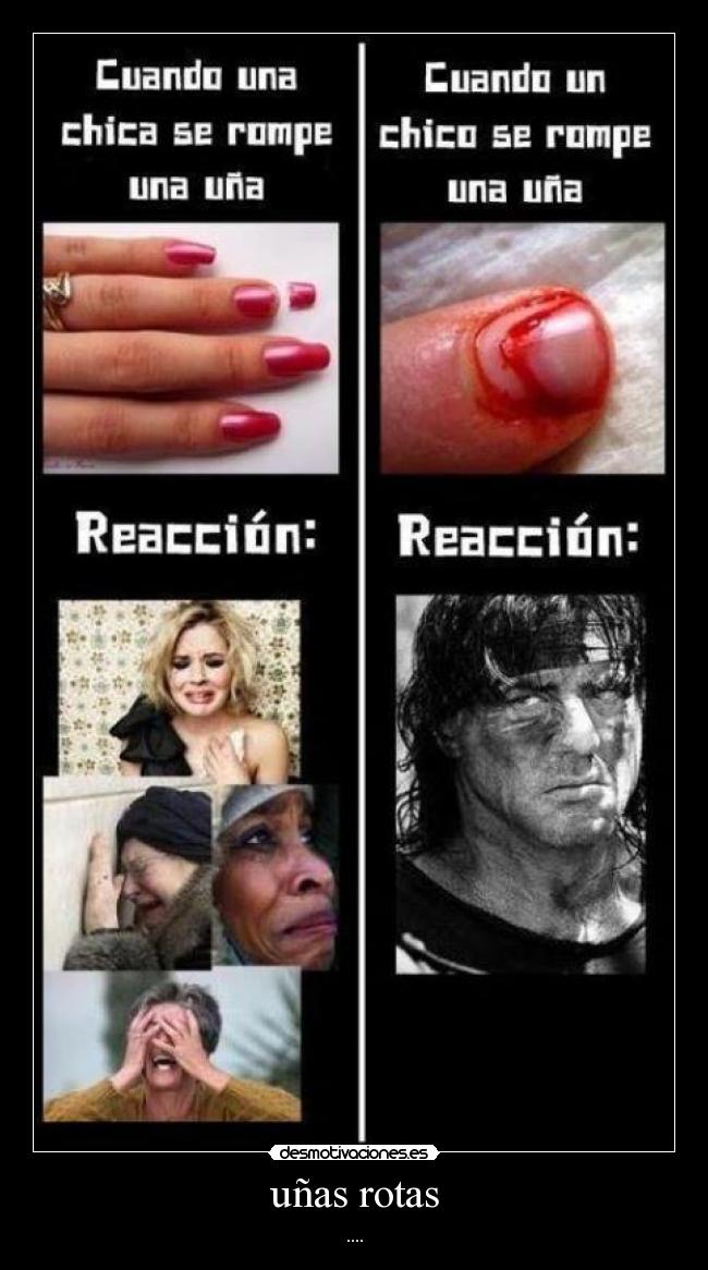 uñas rotas - ....