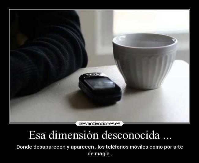 Esa dimensión desconocida ... - 