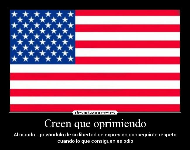 Creen que oprimiendo - 